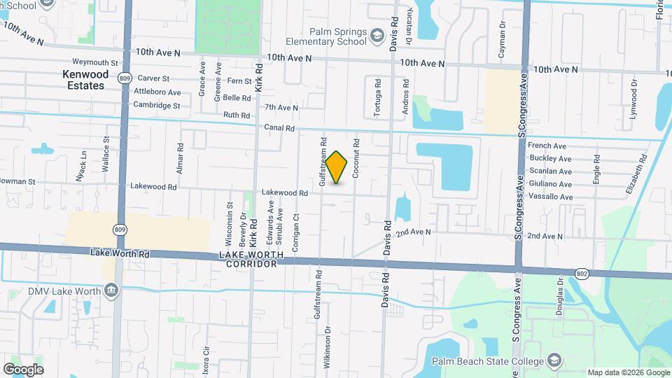 3693 Lakewood Rd Map and Location Details