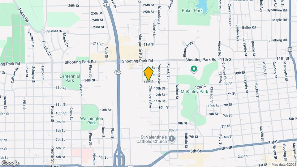 814 14th St Map and Location Details