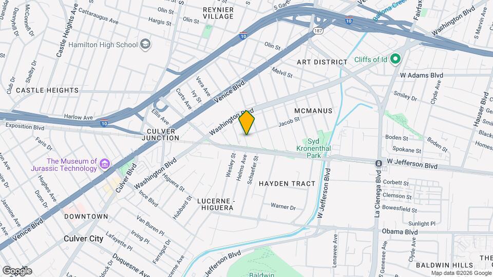 3412 Helms Ave, Unit D Mapa y Detalles de la Ubicación