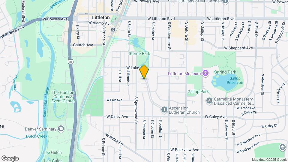 6093 S Sterne Pkwy Map and Location Details