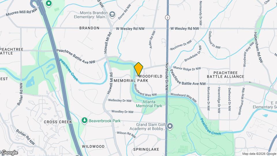 753 Woodward Way NW Map and Location Details