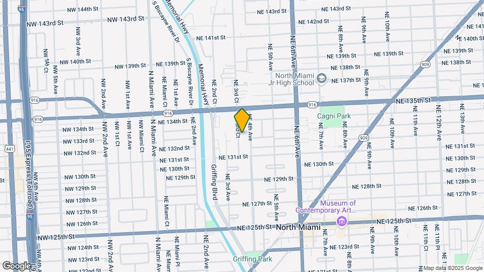 13241 NE 3rd Ct Map and Location Details