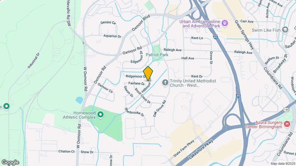 204 Hillmoor Ln Mapa y Detalles de la Ubicación