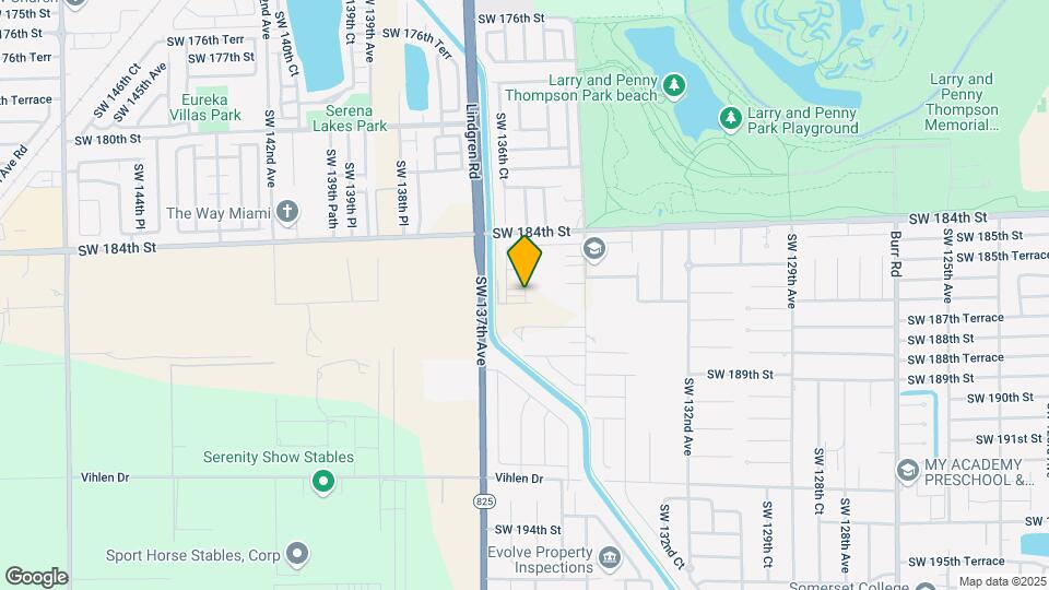 13629 SW 186th Ln Mapa y Detalles de la Ubicación