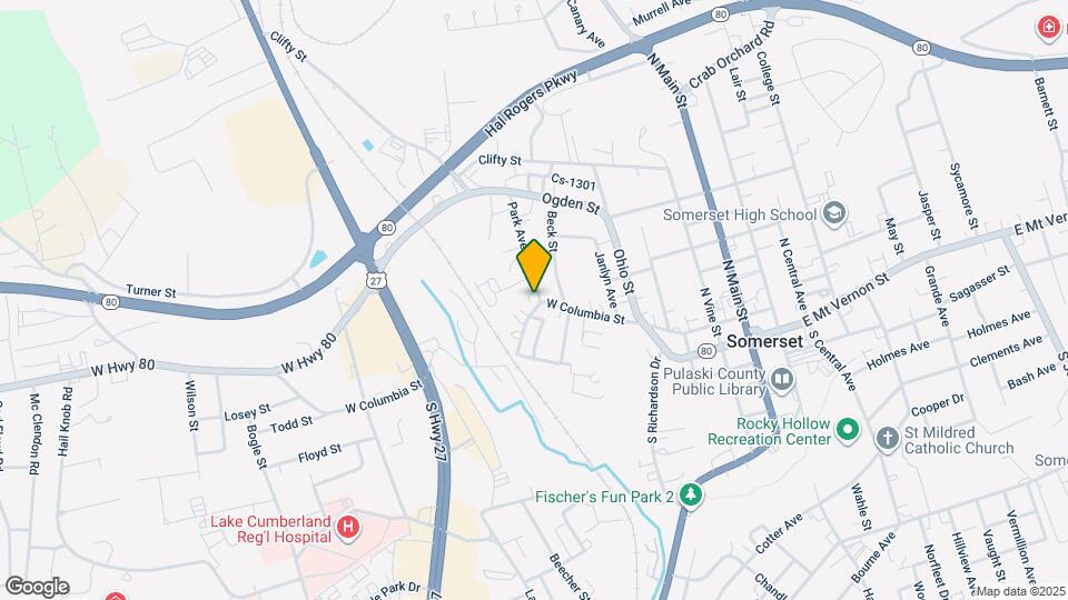 702 W Columbia St Map and Location Details