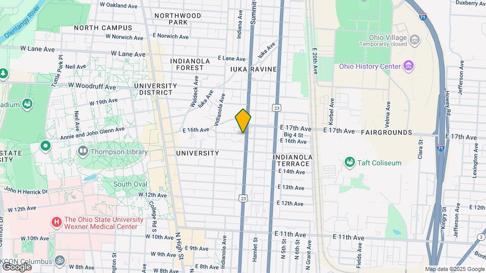 249 E 16th Ave Map and Location Details