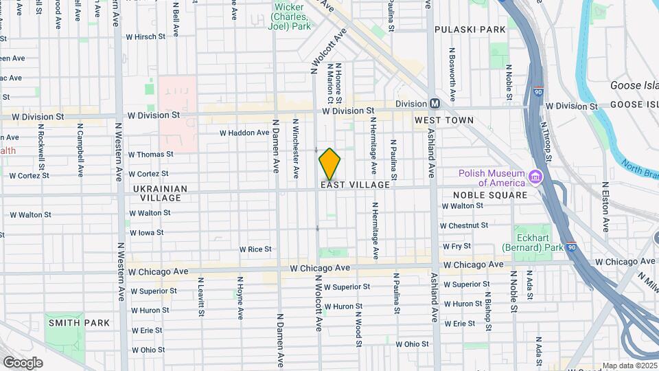 1838 W Augusta Blvd Map and Location Details