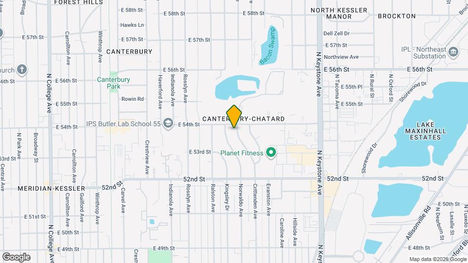 5352 Crittenden Ave Map and Location Details