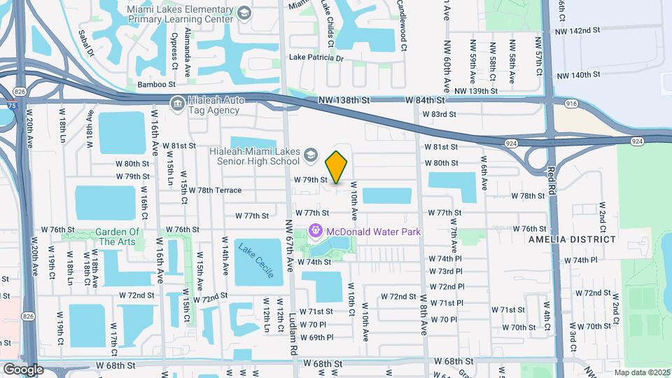 1082 W 79th St Map and Location Details