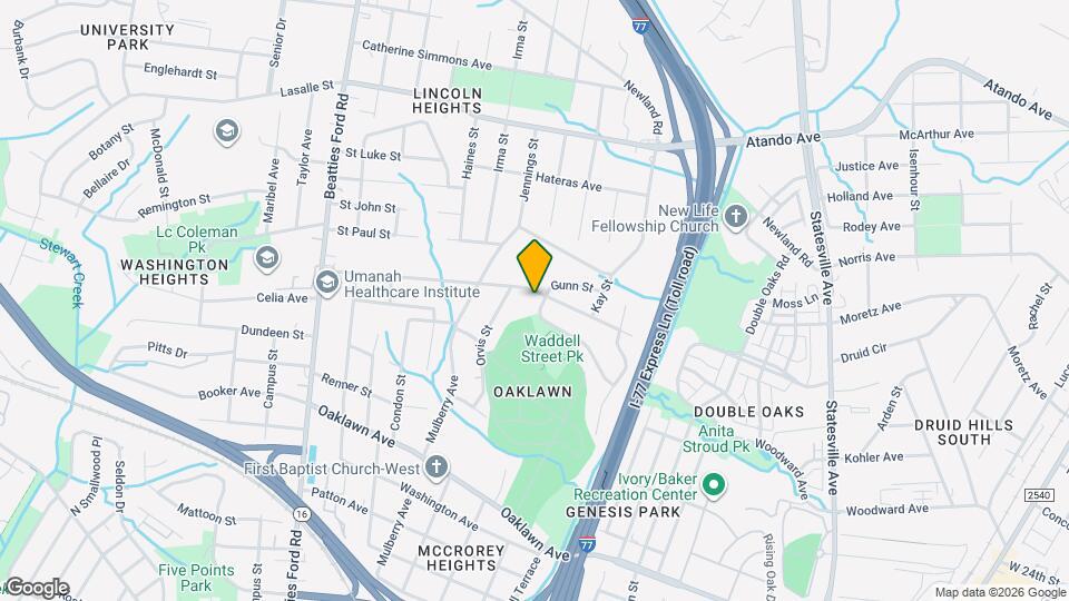 1607 Russell Ave Map and Location Details