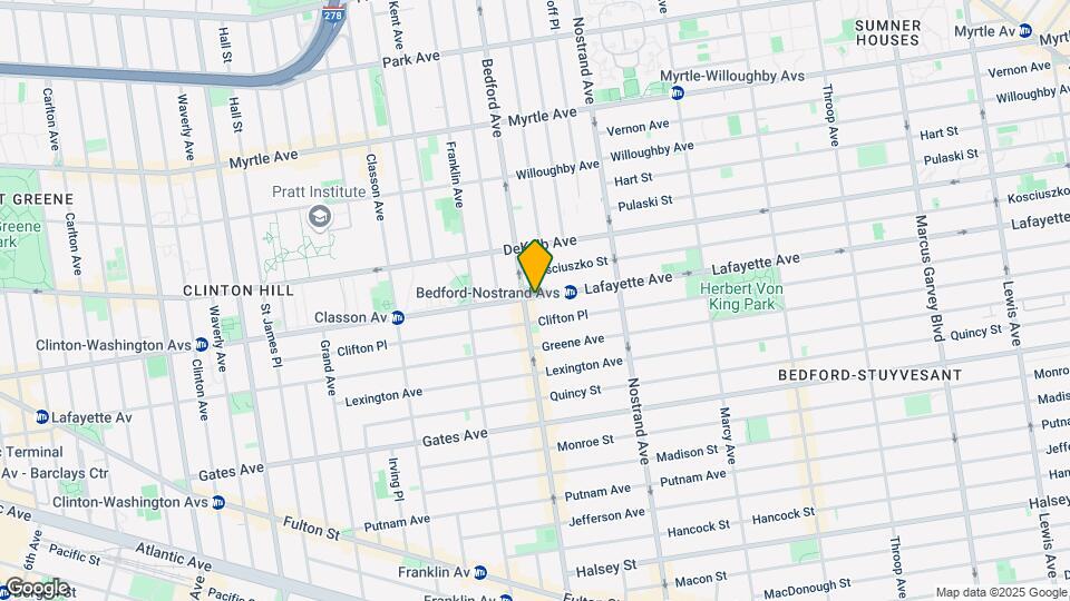 508 Lafayette Ave-Unit -Suite 1 Map and Location Details