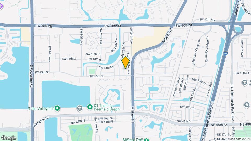 1462 SW 25th Ave Map and Location Details