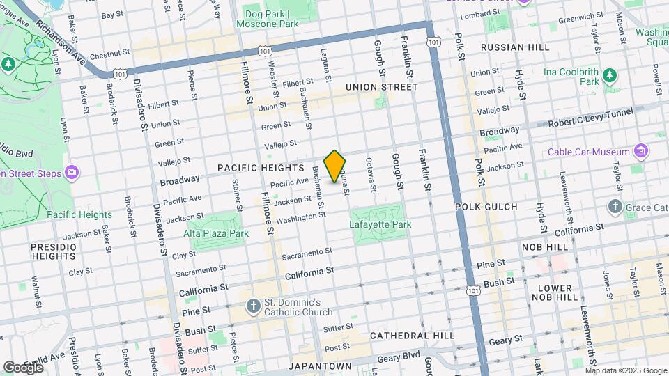 2130 Jackson St Map and Location Details