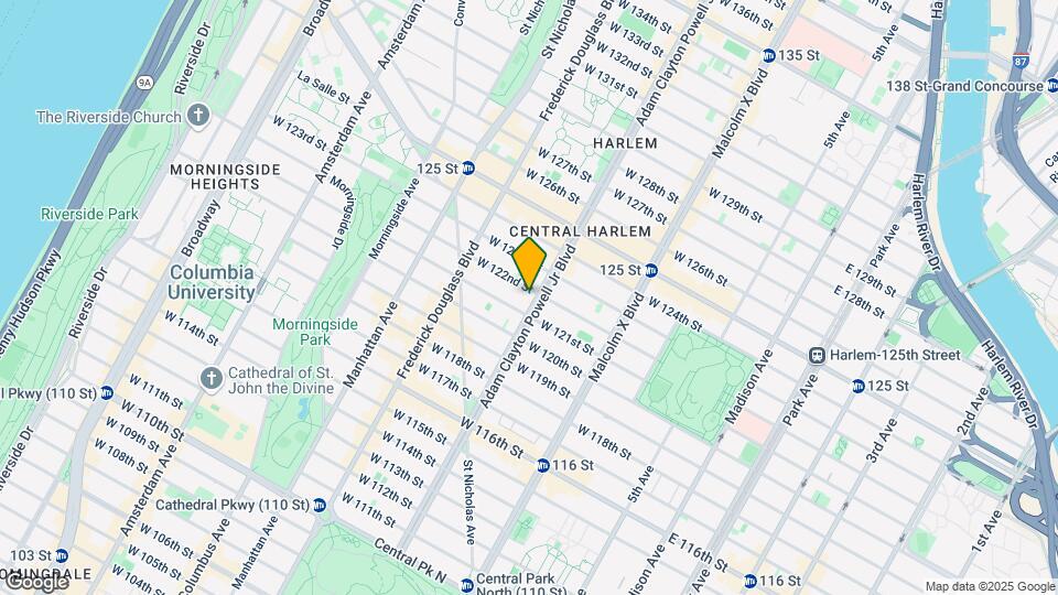 2030 Adam Clayton Powell Boulevard Map and Location Details