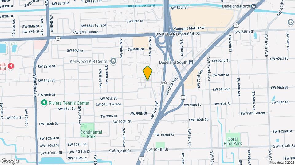9465 SW 77th Ct Map and Location Details