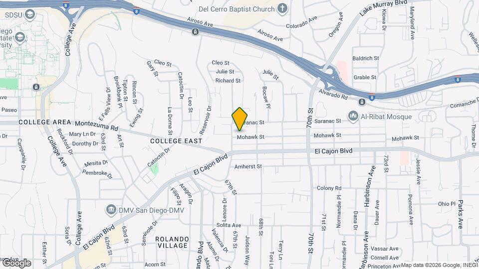 6730 Mohawk St Map and Location Details