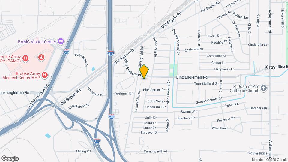 2631 Corian Glen Dr Map and Location Details