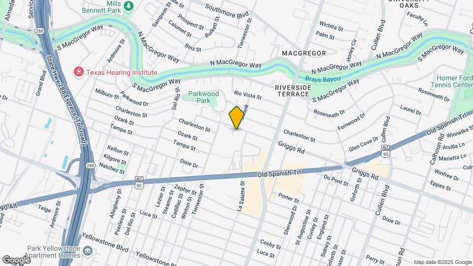 3640 Griggs Rd Map and Location Details