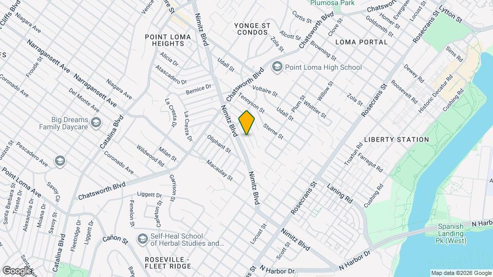 3542 Poe St Map and Location Details