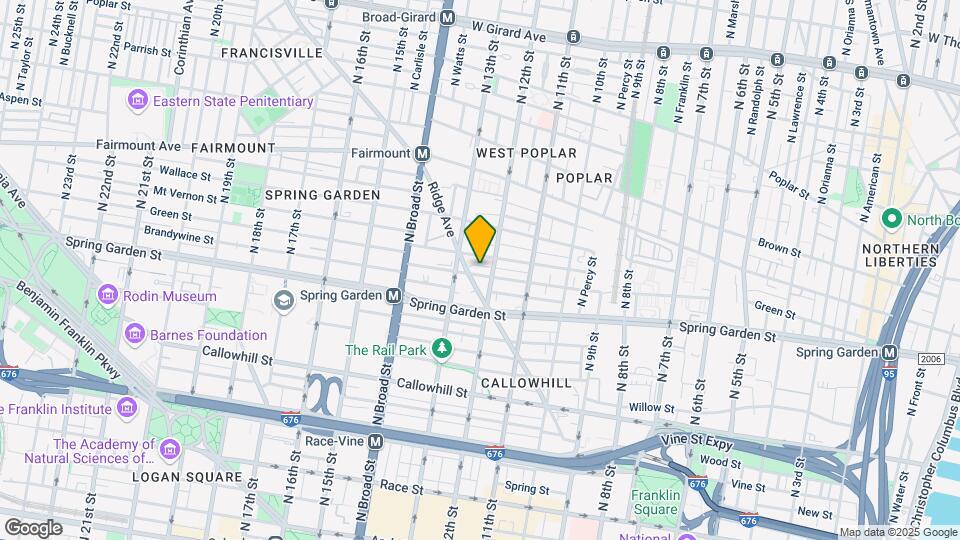 1217 Green St Map and Location Details