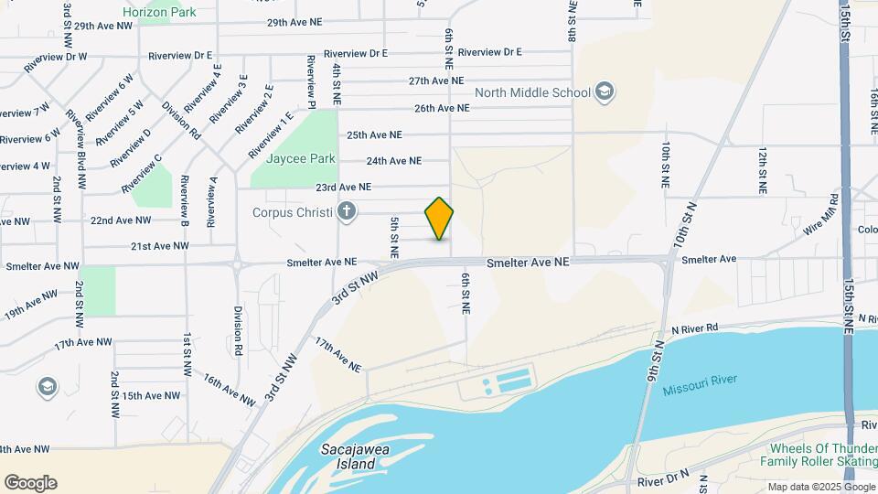 530 21st Ave NE Map and Location Details