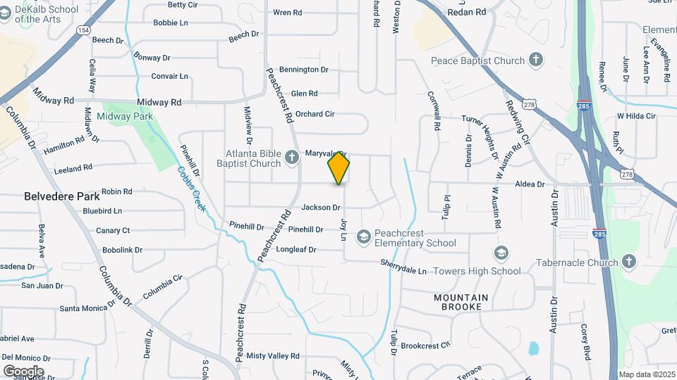3485 Maplehurst Dr Map and Location Details
