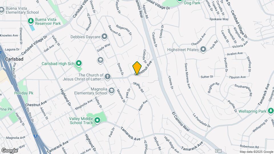 2205 Cameo Rd Map and Location Details