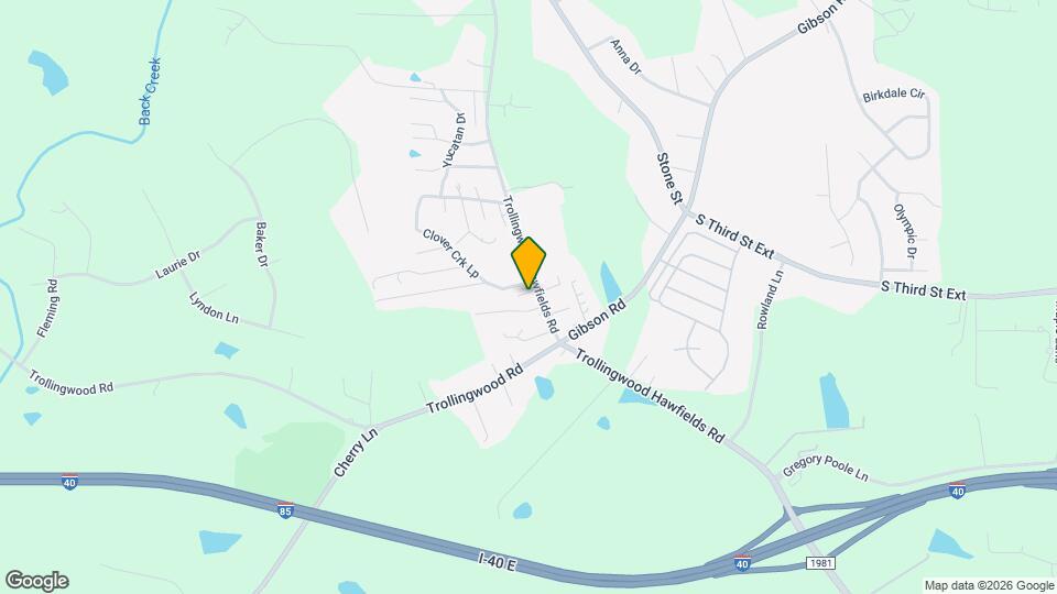 813 Trollingwood Hawfields Rd Map and Location Details