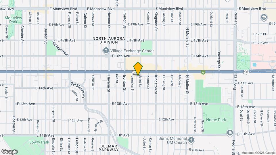 1467 Joliet St Map and Location Details