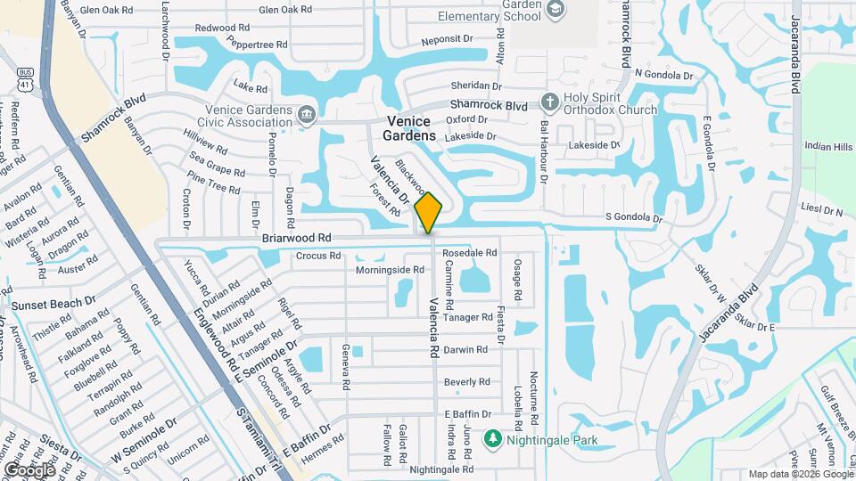 530 Briarwood Rd Map and Location Details
