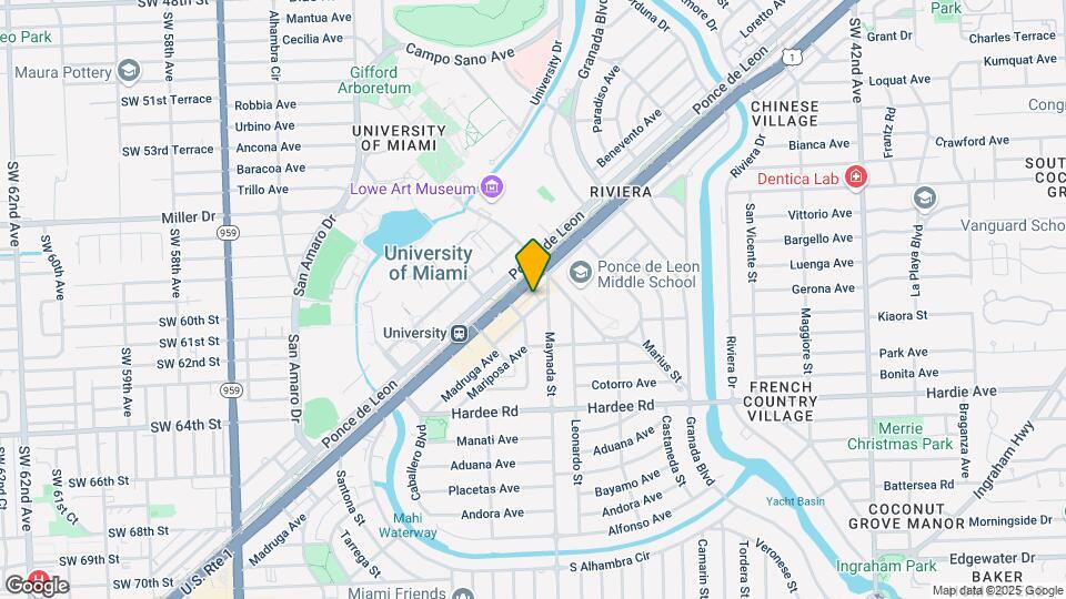 1121 Madruga Ave Map and Location Details