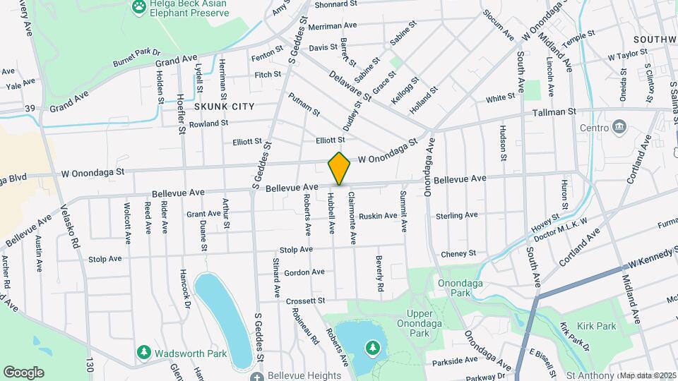 1016 Bellevue Ave Map and Location Details