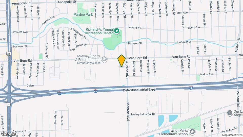 5901 Roosevelt St Map and Location Details