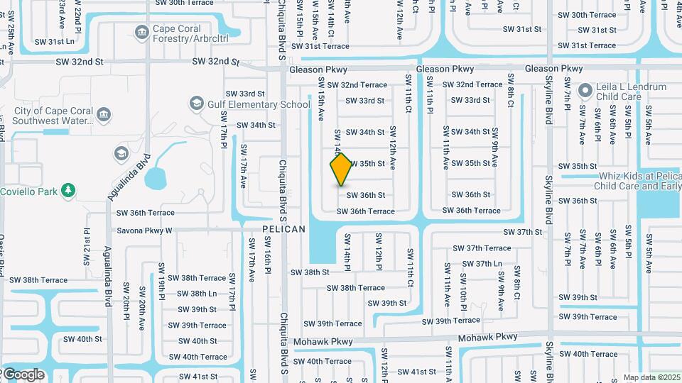 1323 SW 36th St Map and Location Details