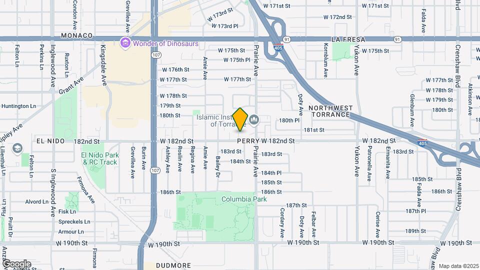 4039 W 182nd St Map and Location Details