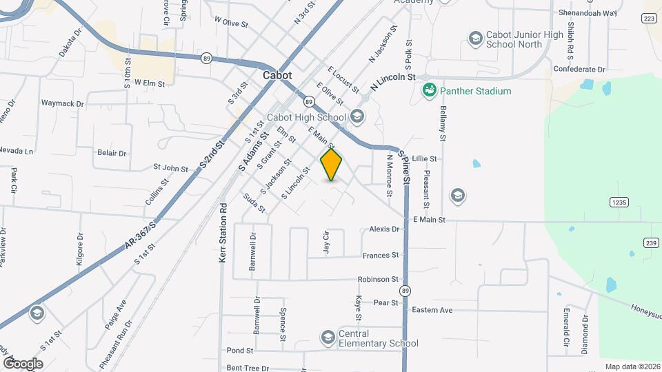 206 S Linden St Map and Location Details