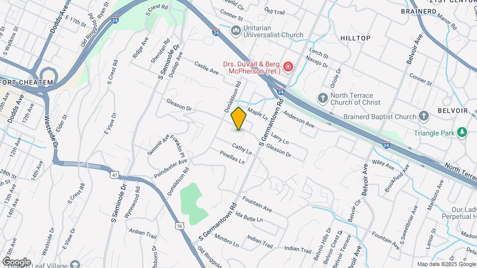 827 Darryl Ln Map and Location Details