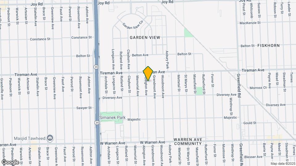 7794 Abington Ave Mapa y Detalles de la Ubicación