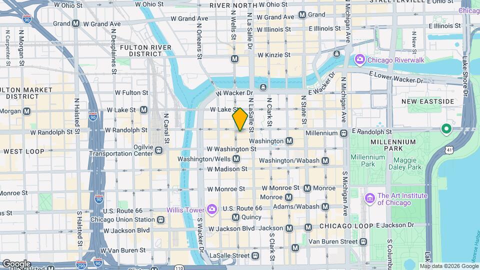 177 W Randolph St Map and Location Details