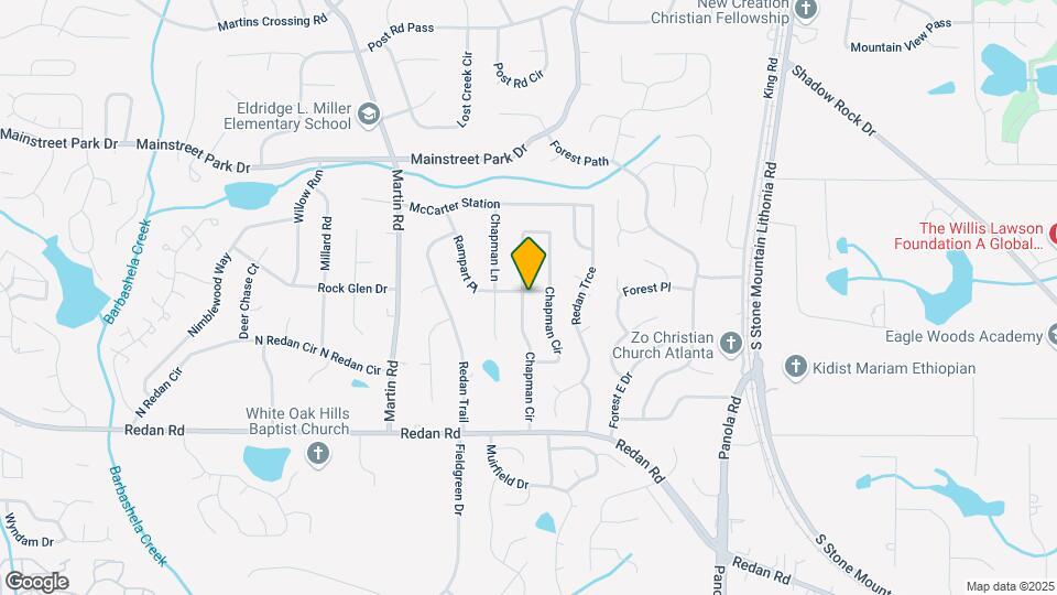 1027 Chapman Cir Map and Location Details