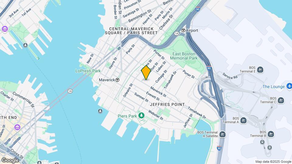 212 Maverick St Mapa y Detalles de la Ubicación