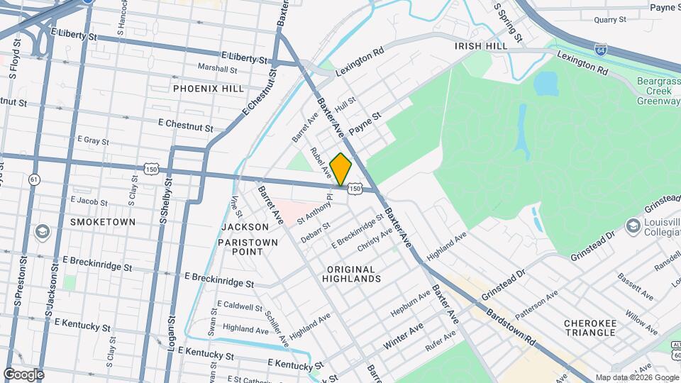 1210 E Broadway Map and Location Details