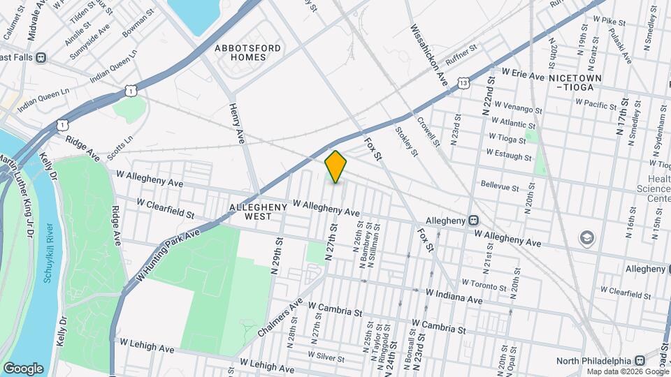 3241 N Etting St Map and Location Details