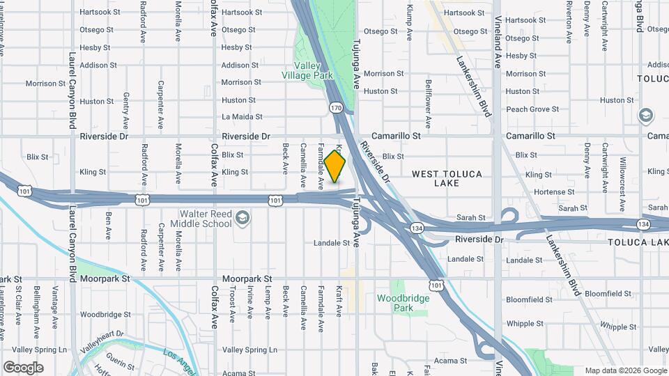 4635 Kraft Ave Map and Location Details