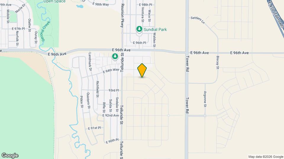 17912 E 94th Pl Mapa y Detalles de la Ubicación