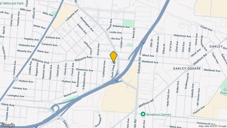 2580 Duck Creek Rd Map and Location Details