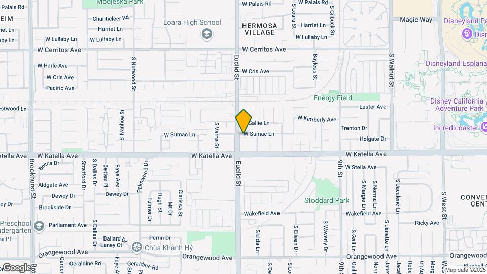 1688 W Sumac Ln Map and Location Details