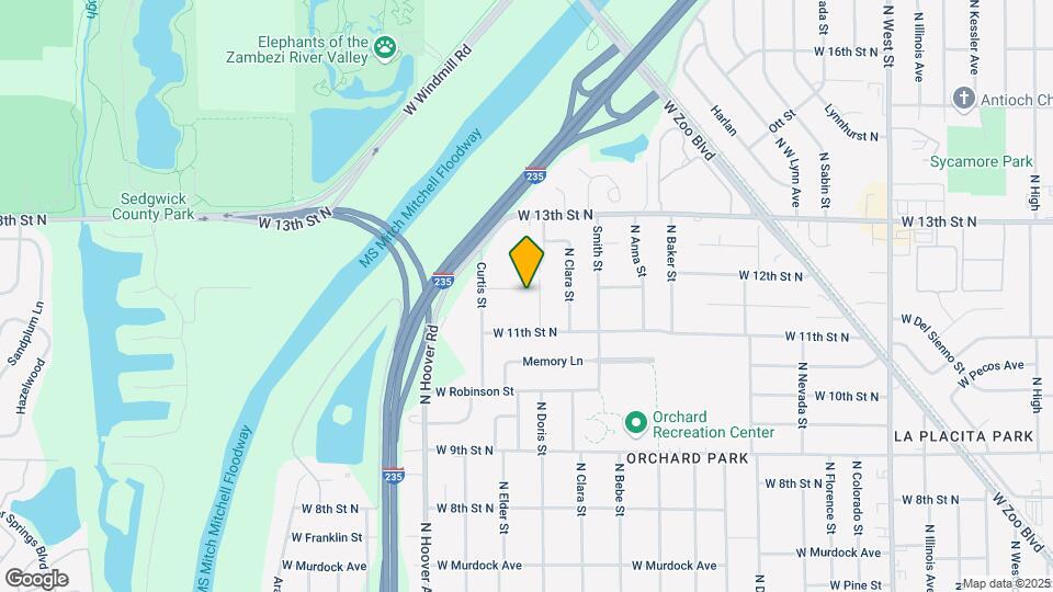 1288 N Curtis Ct Map and Location Details