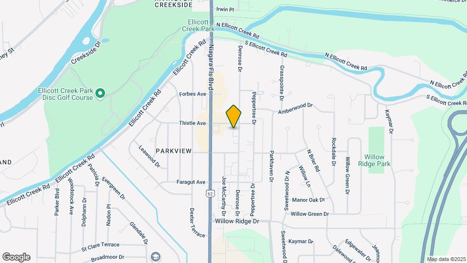 208 Denrose Dr Map and Location Details