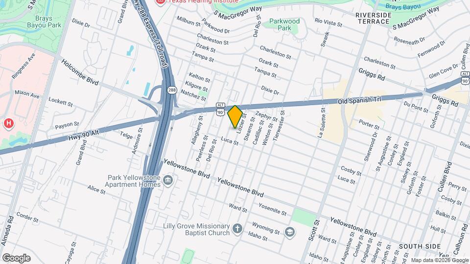 6642 Lozier St Map and Location Details